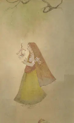 Tagore, Abanindranath (Artist). At the Ganges, 1921 | Painting, 2008 · Christie's
