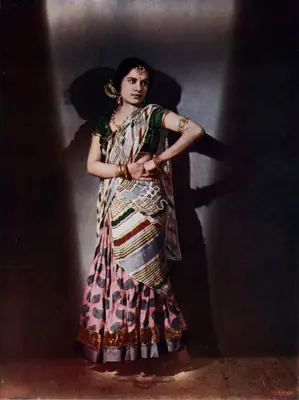 D.B. Neroy (Artist), Neroy, D.B. (Artist), Shanta Apte | Oleograph, January 1943, Oleograph
