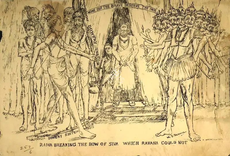 M.S. Sarma (Artist), Ramayan 01, Political Propaganda