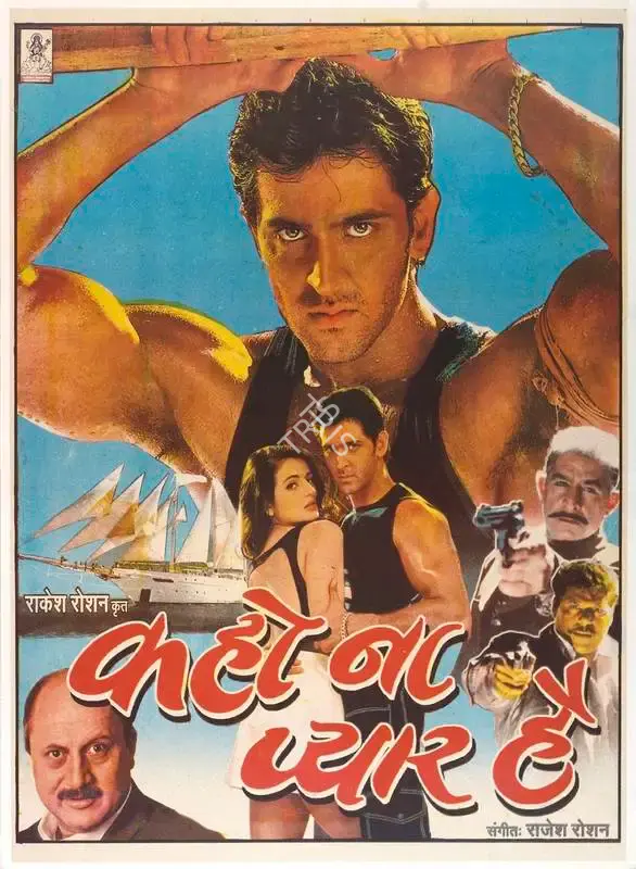Rakesh Roshan (Producer), Kaho Naa Pyaar Hai, 2000, Full Sheet Poster