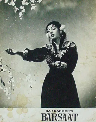 Jal Mistry (Cinematographer), Barsaat, 1949, Lobby Card