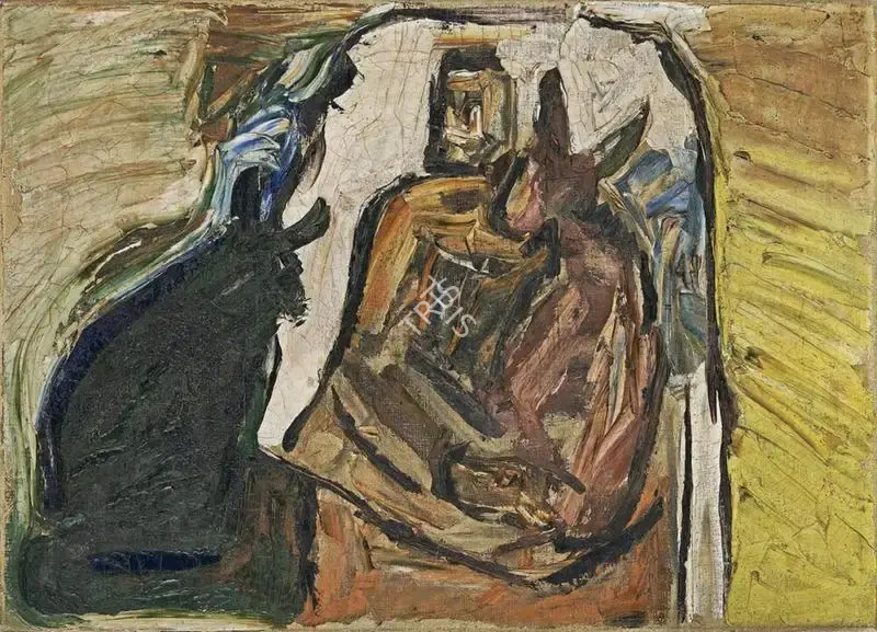 S.K. Bakre (Artist), Untitled, 1961, Painting