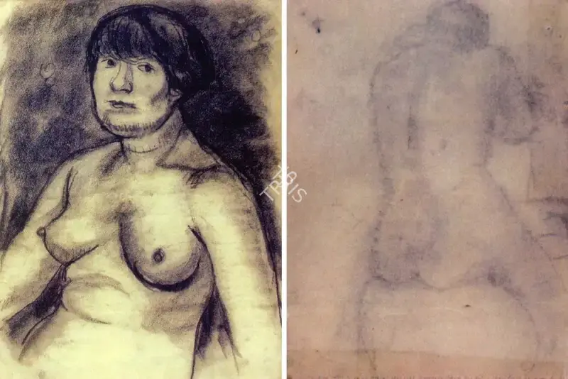 Amrita Sher-Gil (Artist), Untitled, 1930, Drawing