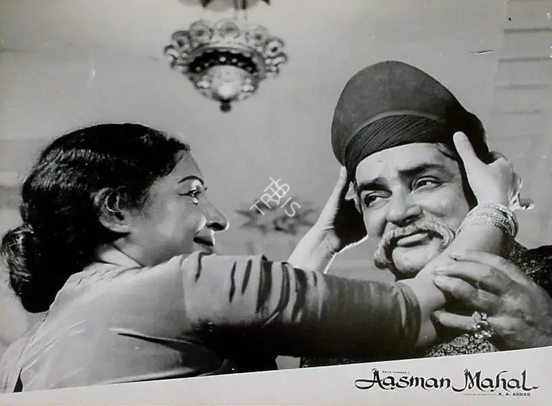 Ramachandra (ii) (Cinematographer), Aasman Mahal, 1965, Lobby Card