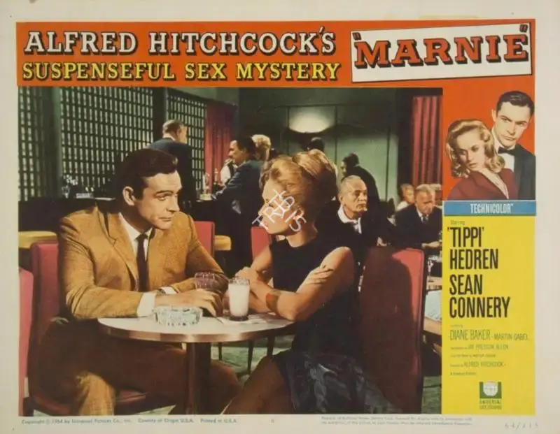 Alfred Hitchcock (Producer), Marnie, 1964, Lobby Card