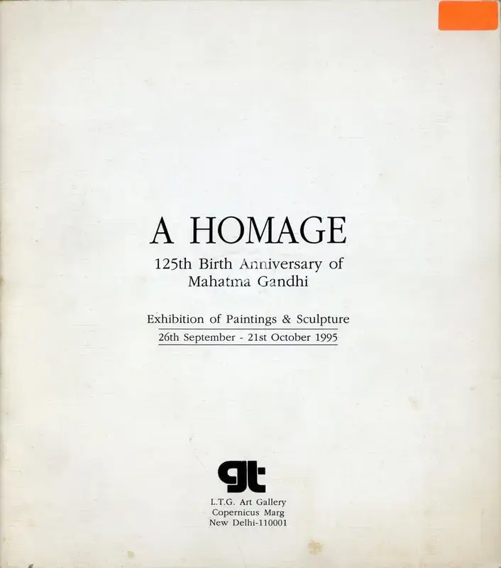 L.T.G. Art Gallery (Organiser), A Homage, 1995, Group Exhibition Catalogue