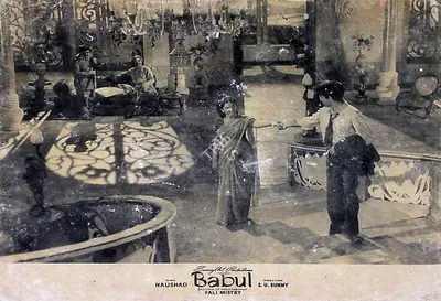 Fali Mistry (Cinematographer), Babul, 1950, Lobby Card