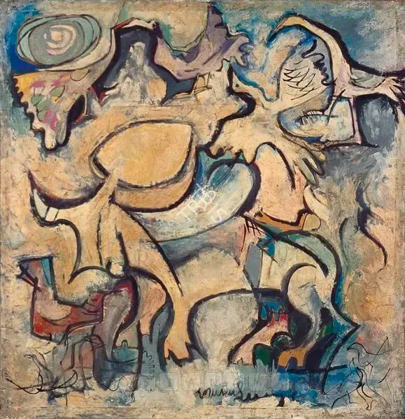 Munuswamy, L. (Artist). Animal Series, c.1962 | Painting, Os.Mum/21.03.09, 2009 · Osian's