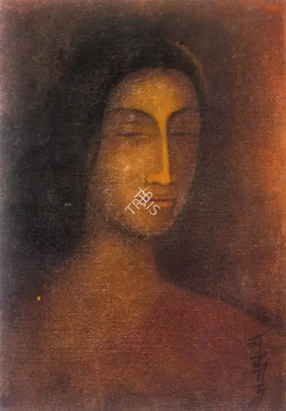 F.N. Souza (Artist), Study Of Crucification, 1956, Painting