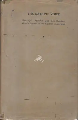 C. Rajagopalachar (Editor), The Nation's Voice, 1932, Edited Book