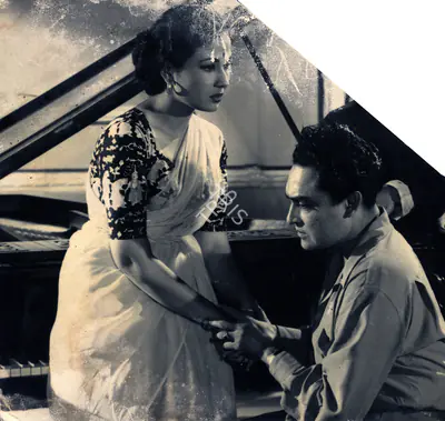 K.H. Kapadia (Cinematographer), Satranj, 1956, Photographic Still