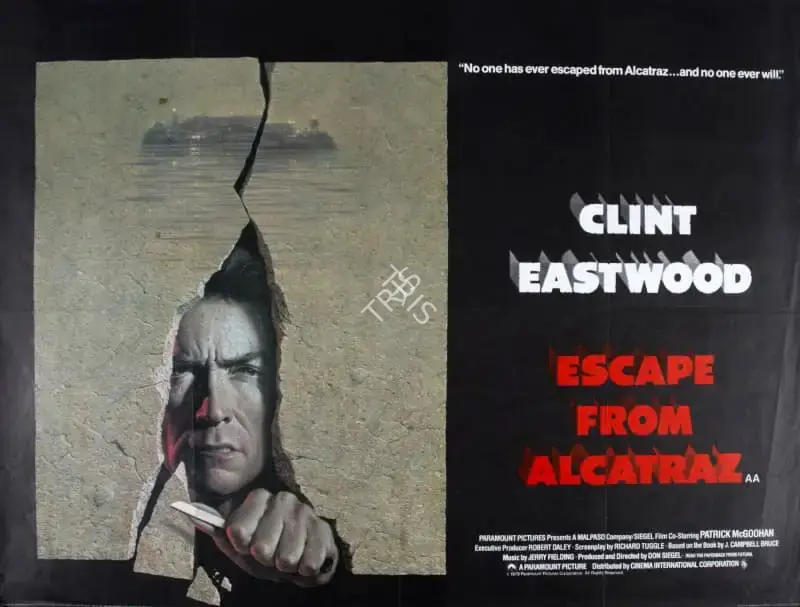 Don Siegel (Producer), Escape from Alcatraz, 1979, Poster