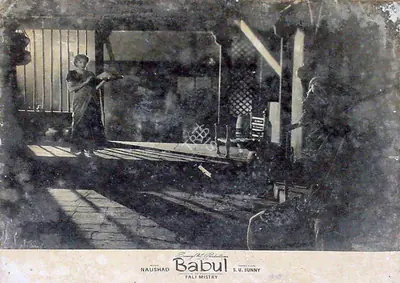 Fali Mistry (Cinematographer), Babul, 1950, Lobby Card