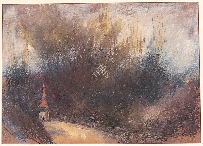 Gopal Ghose (Artist), Landscape, 1962, Painting
