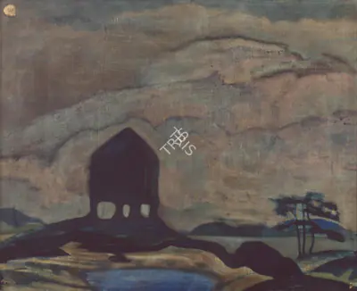 Nicholas Roerich (Artist), The Hut, 1920, Painting