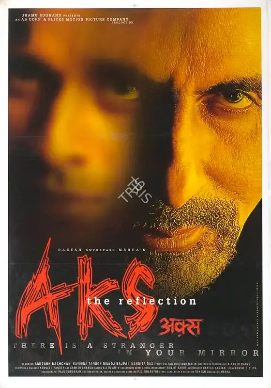 Rakesh Omprakash Mehra (Director), Aks, 2001, Full Sheet Poster