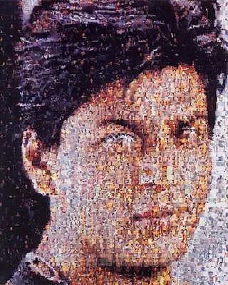 Rana, Rashid (Artist). Ommatidia III (Shah Rukh Khan). Digital C-Print on Archival Paper, 2004 | Collage  | 00869093