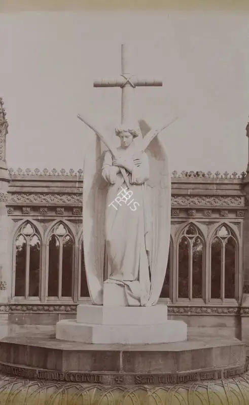 Unknown (Photographer), The Statue, Interior of Well, Cawnpore, 1901, Antiquarian Photograph