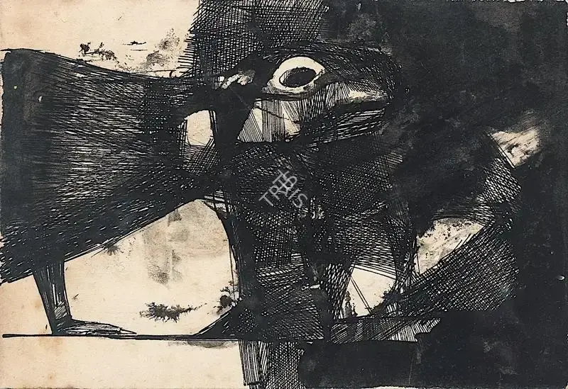 Ganesh Pyne (Artist), Untitled, 1975, Painting
