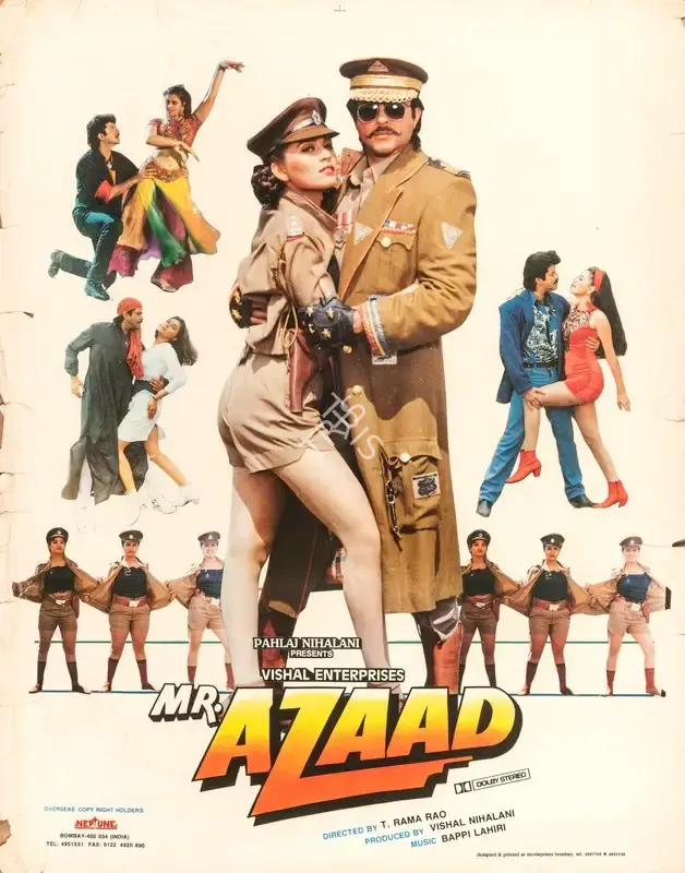 Vishal Nihalani (Producer), Mr Azaad, 1994, Full Sheet Poster