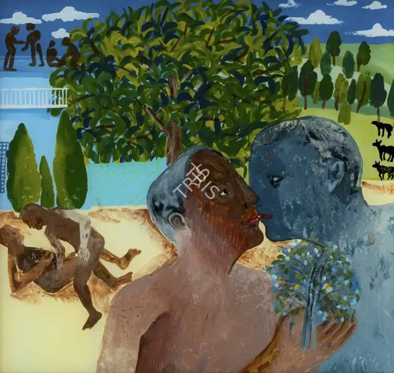 Khakhar, Bhupen (Artist). Untitled, n.d. | Painting, Sa.Mum.10.12.25, 2025 · Saffronart