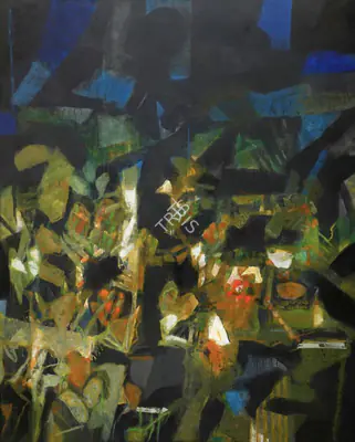Raza, S.H. (Artist). Congo, 1965 | Painting, Sa.Onl/23.06.22, 2022 · Saffronart
