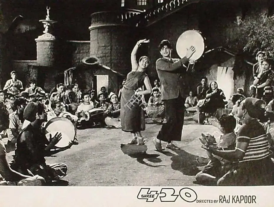 Radhu Karmakar (Cinematographer), Shree 420, 1955, Lobby Card