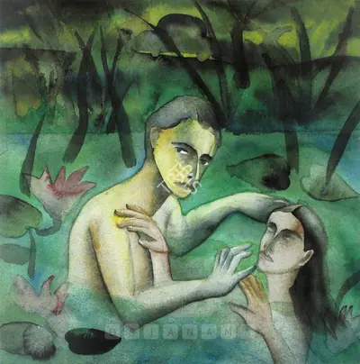 Anju Dodiya (Artist), Untitled, 1993, Painting