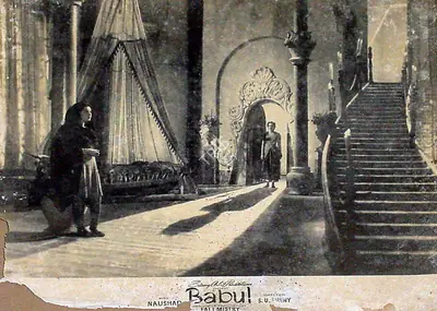 Fali Mistry (Cinematographer), Babul, 1950, Lobby Card