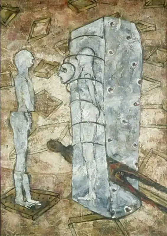 G.R. Iranna (Artist), Untitled, 1995, Painting