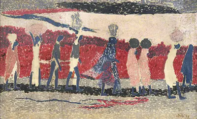 Bendre, N.S. (Artist). Homeward Bound, 1954 | Painting, AG.Mum/17.12.25, 2025 · Asta Guru
