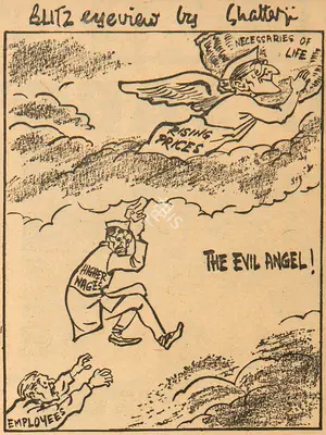 Basu Chatterjee (Cartoonist), The Evil Angel !, 1960, Cartoons