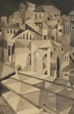 Tagore, Gaganendranath (Artist). Untitled, circa 1920s | Painting, 2025 · Saffronart