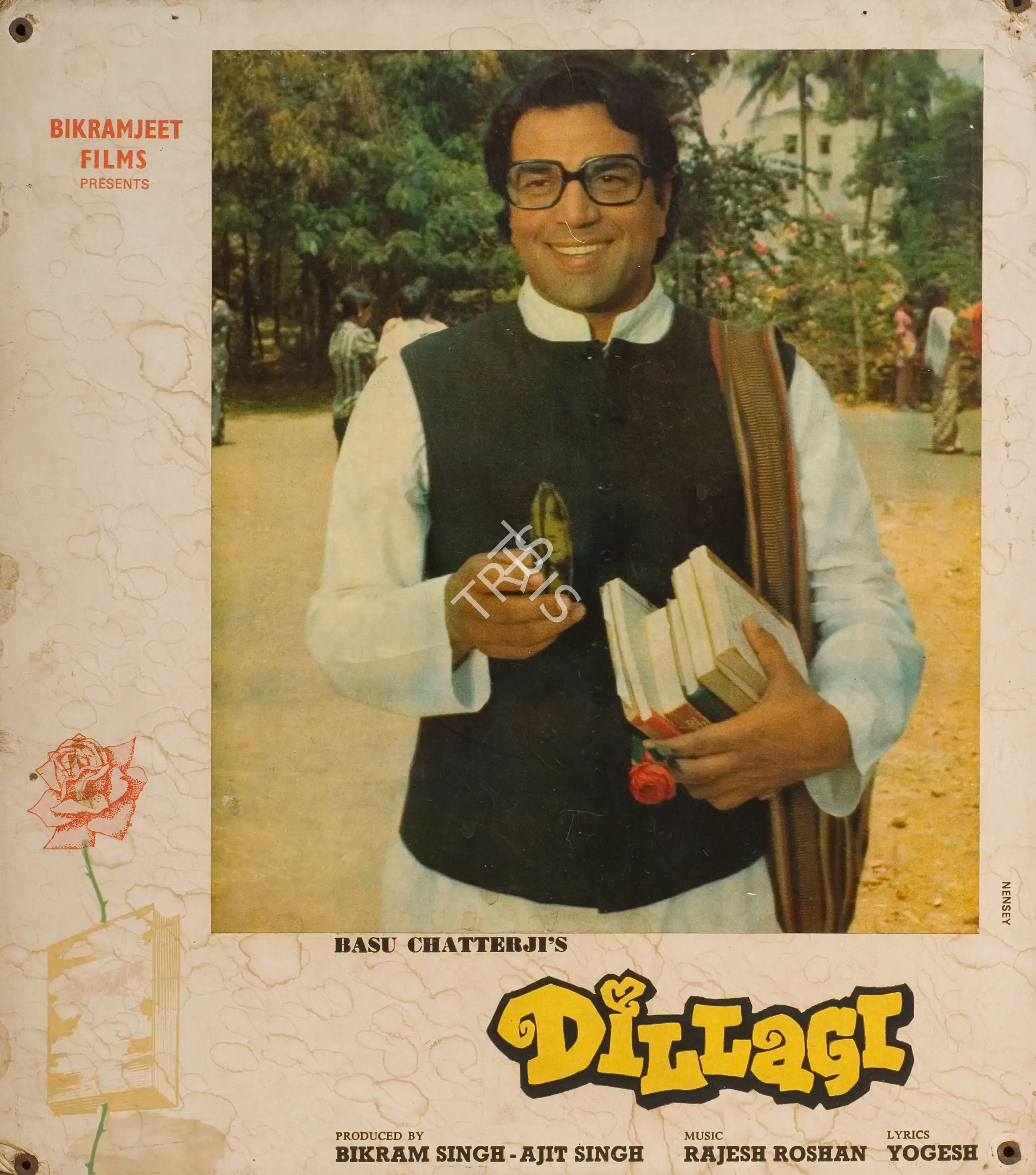 K K Mahajan (Cinematographer), Dillagi, 1978, Photographic Still Mounted on Lobby Card