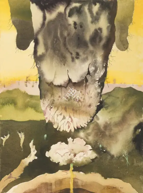 Dasgupta, Bimal (Artist). Untitled, 1993 | Painting, Sa.Onl/18.12.24, 2024 · Saffronart