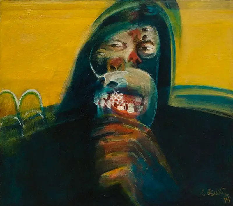 Rameshwar Broota (Artist), Untitled, 1974, Painting