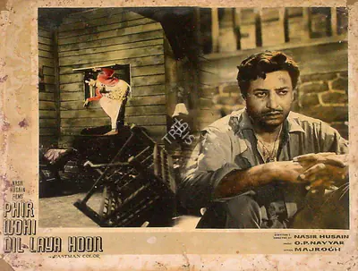 Nasir Husain (Producer), Phir Wohi Dil Laya Hoon, 1963, Lobby Card