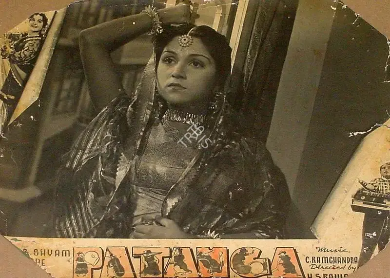 H.S. Rawail (Director), Patanga, 1949, Lobby Card