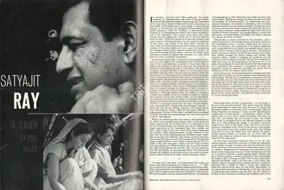 Eric Rhode (Essayist), Satyajit Ray, 1961, Essay