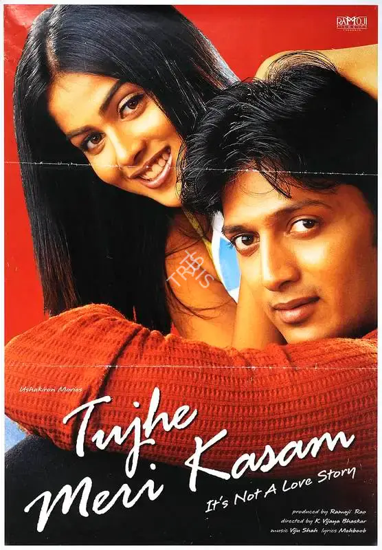 Ramoji Rao (Producer), Tujhe Meri Kasam, 2003, Full Sheet Poster