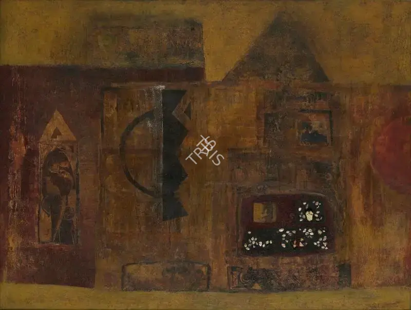 Swaminathan, J. (Artist). Untitled, c.1960s | Painting, Sa.Mum/15.12.21, 2021 · Saffronart
