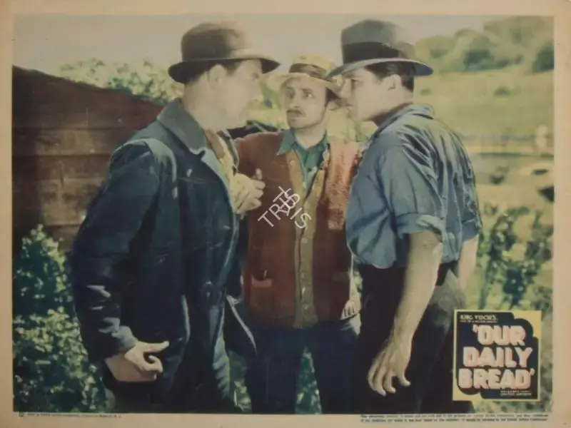 King Vidor (Producer), Our Daily Bread, 1934, Lobby card