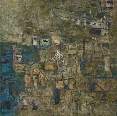 Ramkumar (Artist), Benaras, 1961, Painting