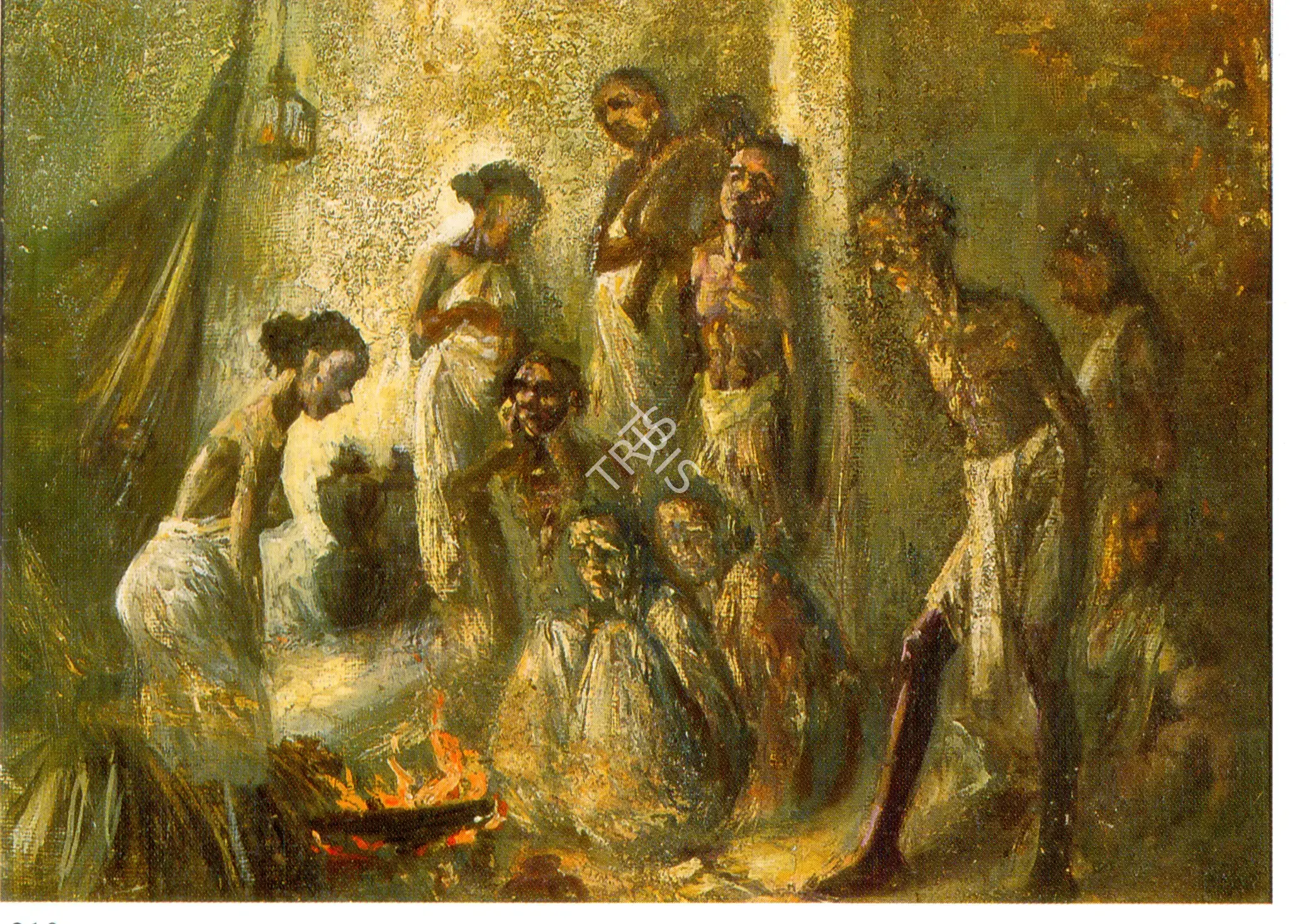 Roy Chowdhury, D.P. (Artist). Day's End, n.d. | Painting, So.NeY/16.09.99, 1999 · Sotheby's
