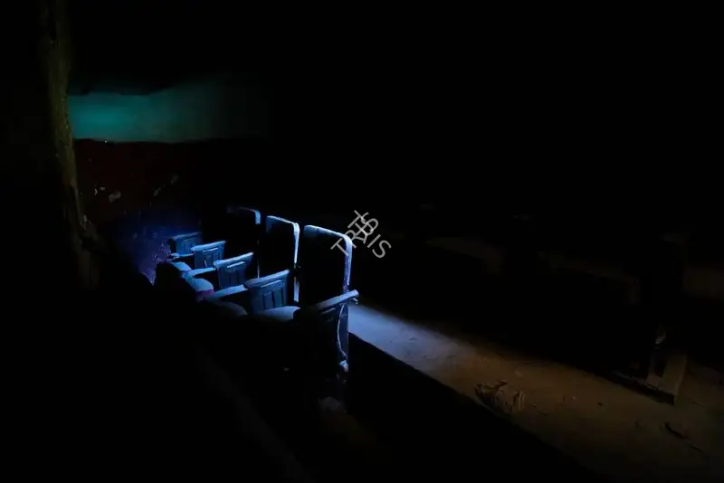 Hemant Chaturvedi (Photographer), The seats inside Simla Talkies, Ferozepur, Punjab, 2024, Contemporary Photograph