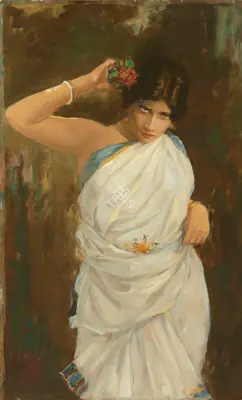 Mazumdar, Hemendranath (Artist). Untitled (Country Flower), c.1930s | Painting, Ch.Lon/11.06.19, 2019 · Christie's