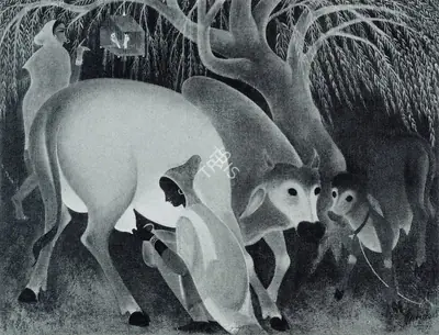 A.A. Raiba (Artist), Untitled, Painting