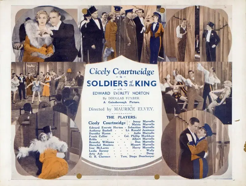 Maurice Elvey (Director), Soldiers Of The King, 1933, Handbill