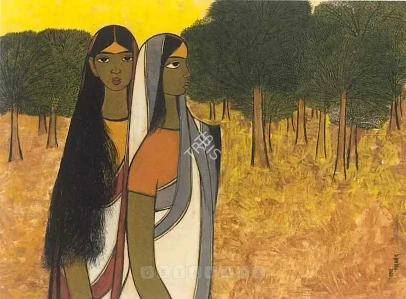 B. Prabha (Artist), Untitled, 1960, Painting