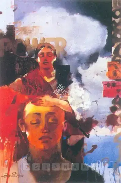 Samir Mondal (Artist), Untitled, 1999, Painting